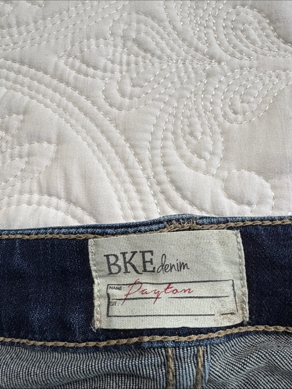 BKE Dark Blue Ankle Crop Jeans - Picture 2 of 8